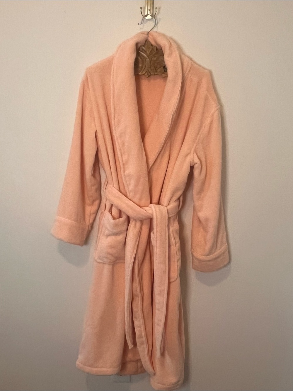 Cozy Earth Luxe Bath Robe Women’s Medium Blush Pink Bamboo Cotton